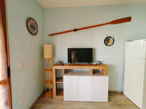 TV a/nebo společenská místnost v ubytování IL PICCOLO REMO