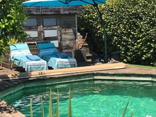 Πισίνα στο ή κοντά στο Chambre d'Hotes Coeur du Var