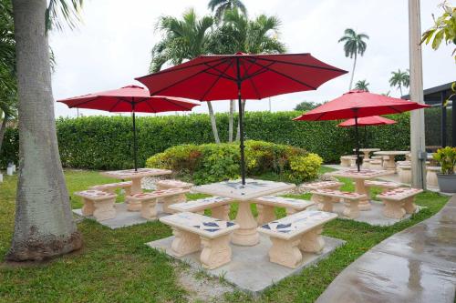 Сад в Fairway Inn Florida City Homestead Everglades