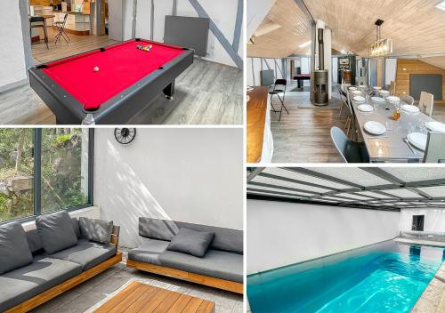 Photo de la galerie de l'établissement Villa à Isturits avec Piscine, billard, ping pong, à Isturits