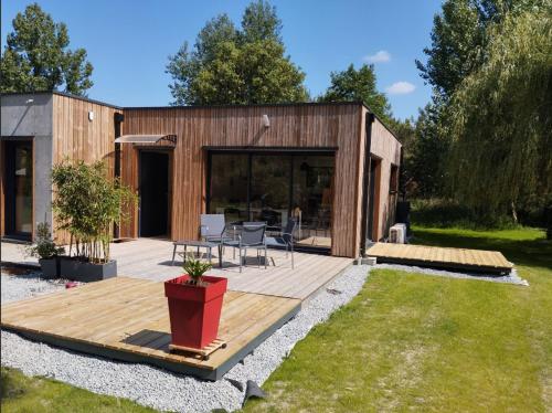 Maison neuve , plage à pied