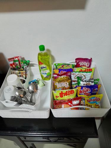 Jídlo v prázdninového domu nebo okolí