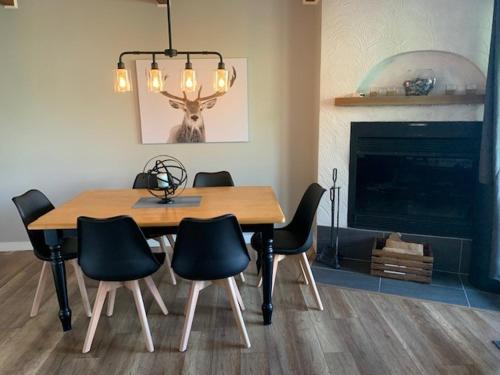 Et opholdsområde på Condo de Jean et Chantale