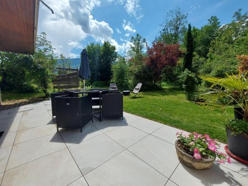 Rare, cosy studio terrasse au coeur de St-Jorioz