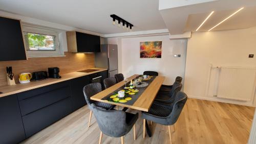 Η κουζίνα ή μικρή κουζίνα στο Relax apartment Ljubljana