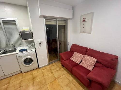 Posezení v ubytování Apartamento cerca de la playa