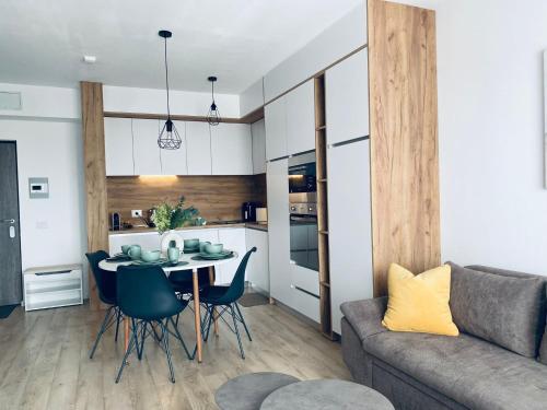 Kuchyň nebo kuchyňský kout v ubytování Bella Residence