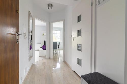 Koupelna v ubytování Apartament Olsztyn Rataja 62