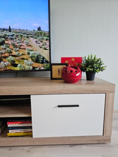 Μια τηλεόραση ή/και κέντρο ψυχαγωγίας στο JD apartment