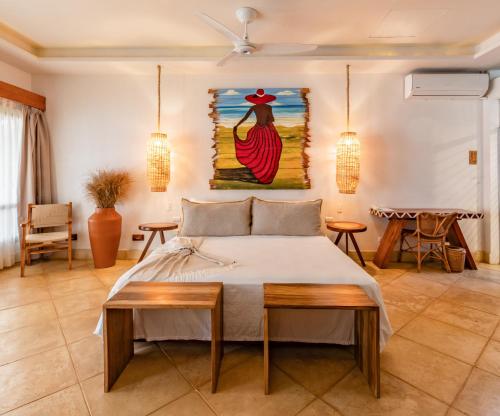 Ruang duduk di Yemaya Reefs, a Small Luxury Hotel