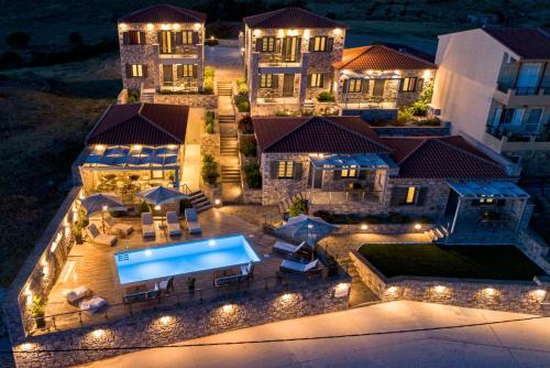 Letecký snímek ubytování Lithoessa Luxury Apartments