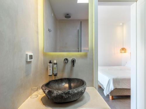 Koupelna v ubytování Jason Hotel