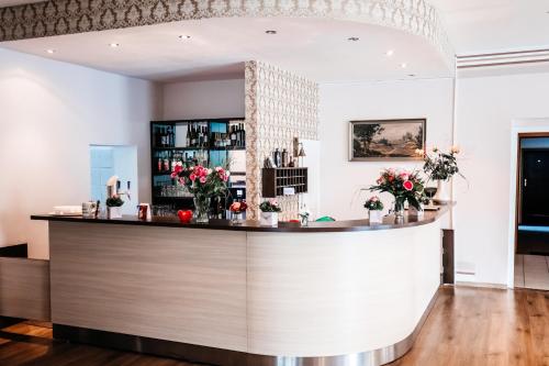 Nápoje v ubytování Hotel am Fluss