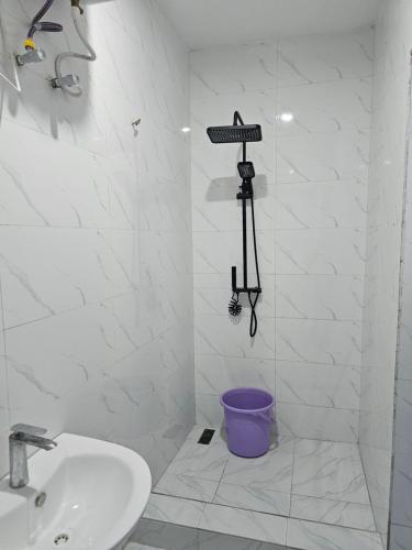 Koupelna v ubytování VHS Vinchee Suites