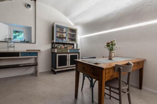 Η κουζίνα ή μικρή κουζίνα στο B&B Au Chateau Blanc