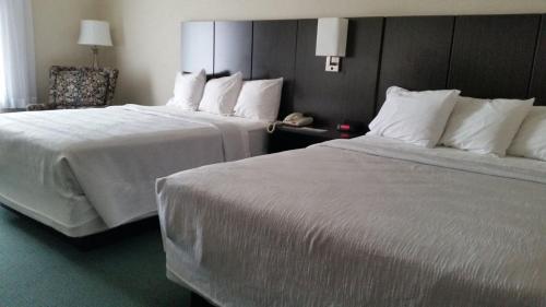 Una cama o camas en una habitación de GOLD VAULT INN
