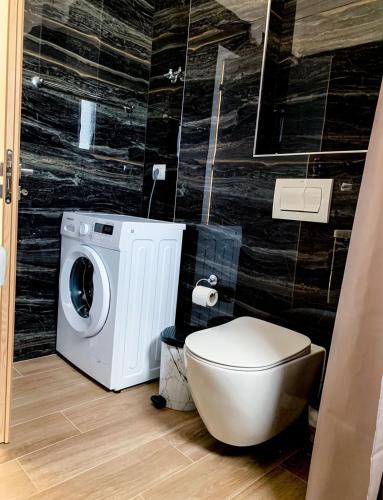 Koupelna v ubytování ODORE DI MARE APARTMENTs