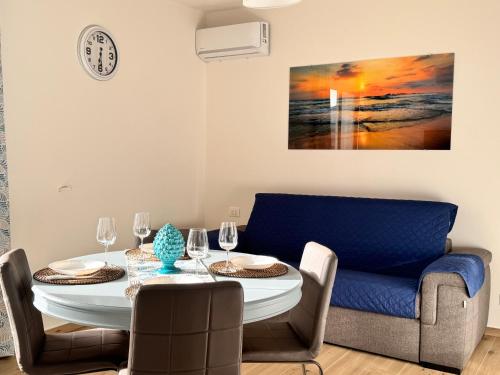 Posezení v ubytování D'amari:[Pozzallo 250 metri dal mare] Suite U'Suli