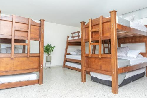 Кровать или кровати в номере Hotel Villa Park Real