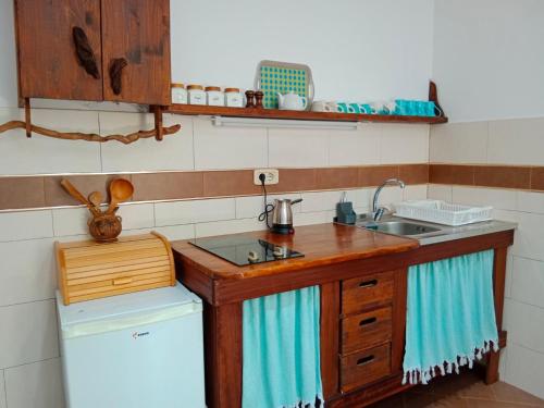 Köök või kööginurk majutusasutuses Mirta Apartments Family Farm
