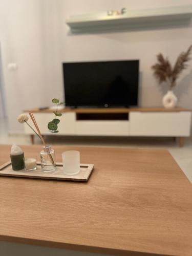 TV a/nebo společenská místnost v ubytování ODORE DI MARE APARTMENTs