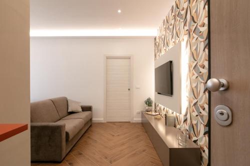 TV a/nebo společenská místnost v ubytování MT Apartments