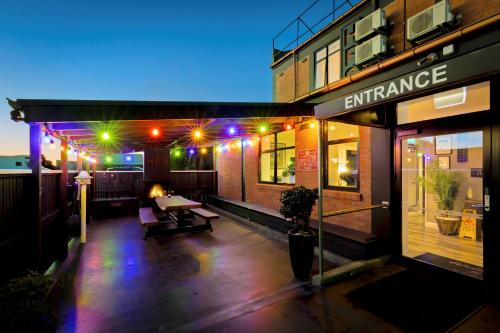 Hokitika Fire Station Boutique Accommodation — Property building