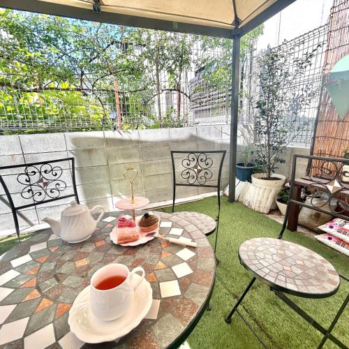 天下茶屋駅5分、専用庭付き平屋—KIK Iハウス