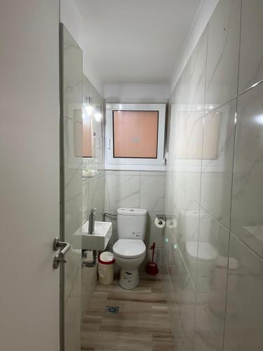 Koupelna v ubytování Star Hostel