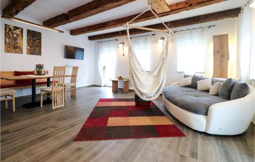 Posezení v ubytování Ferienwohnung Mit Weitblick