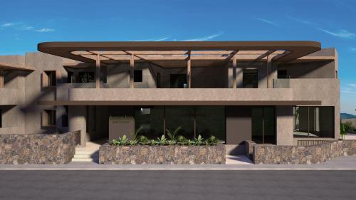 a rendering of a house with a building at Ammos Eco Residence in Karteros