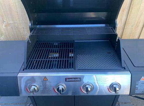 a toaster oven sitting on top of a stove at ‘The bayside’ Beautifully brand new house in Mentone