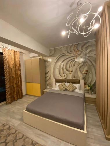 Postel nebo postele na pokoji v ubytování Studio Medussa -HF