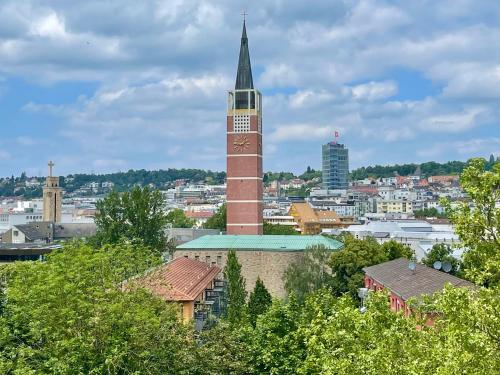 Vista generica su Pforzheim o vista sulla città dall'interno dell'appartamento