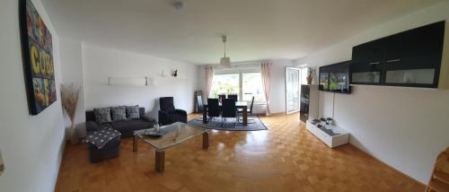 Posezení v ubytování Ferienwohnung Alpen Sunshine Füssen