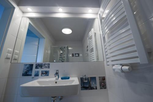 Koupelna v ubytování Lazur Apartamenty Domki