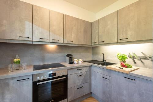 Dapur atau dapur kecil di Appart Johanna