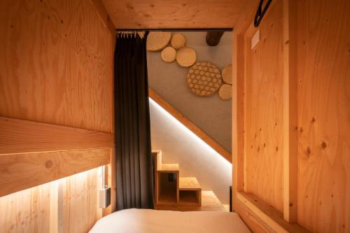 Postel nebo postele na pokoji v ubytování CONTEXTED-Sora SORA - Vacation STAY 77999v