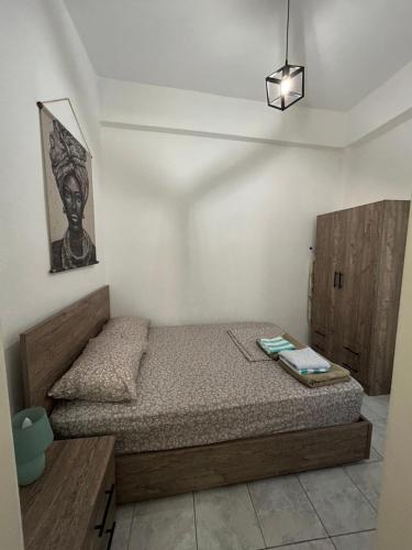 Katil atau katil-katil dalam bilik di Δεσκάτη-Deskati apartment