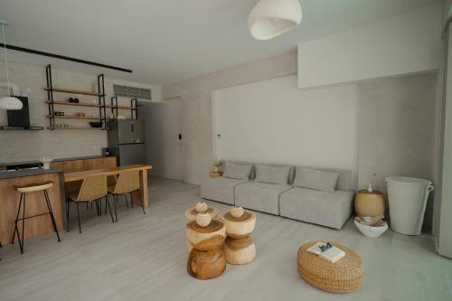 Kuchyň nebo kuchyňský kout v ubytování Athos Guesthouse