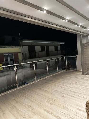 a view of the balcony of a building at Nicolas Centrale-Smart City Suites in Igoumenitsa