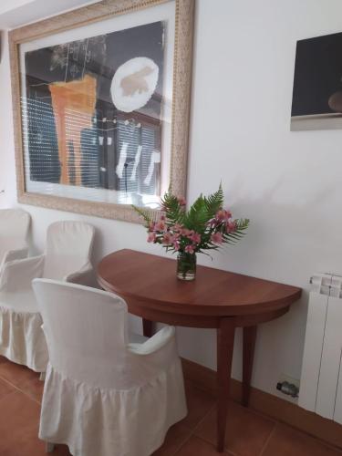 Χώρος καθιστικού στο Apartamento Sanxenxo