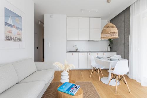 Posezení v ubytování S35 Apartments Gdynia Orłowo