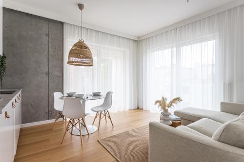 Posezení v ubytování S35 Apartments Gdynia Orłowo