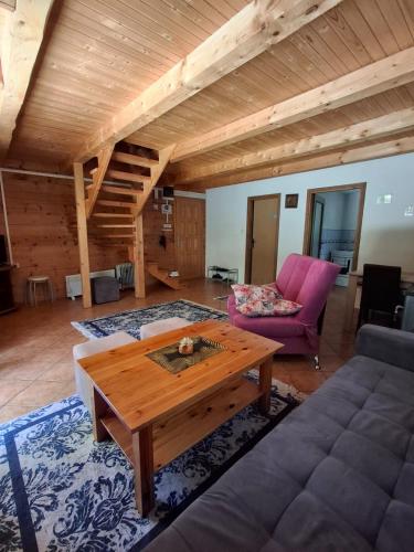 Posezení v ubytování Apartman Relax in Nature