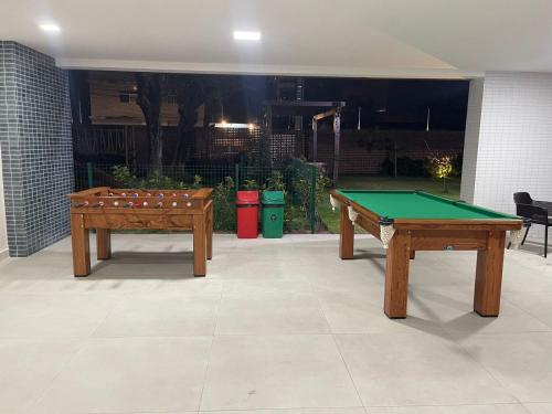 Τραπέζι μπιλιάρδου στο Flat Premium UFPE-UFRPE - Hospital das Clinicas - Andar alto - CAXANGA