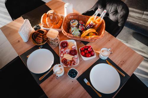 Comida en la casa vacacional o alrededores