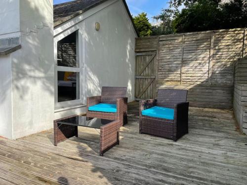 Kawasan patio atau luaran di House with stunning sea views
