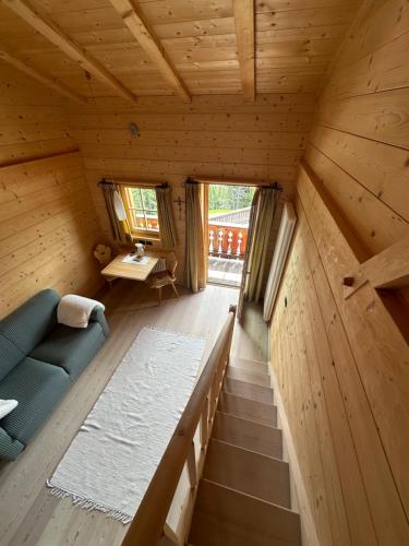 Postel nebo postele na pokoji v ubytování Chalet da mont Resciesa