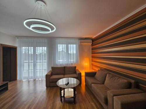 Posezení v ubytování Mantra Wellness Apartments